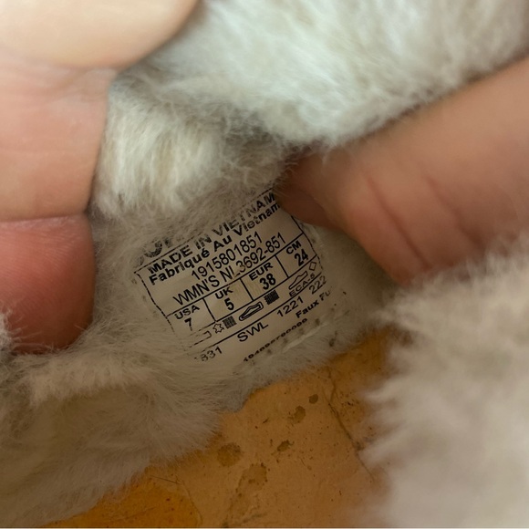 sorel go coffee run womens size 7 shoe orange suede fur lined comfort slippers - Picture 8 of 8